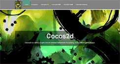 Desktop Screenshot of cocos2d.org